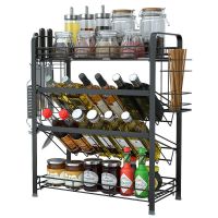 工匠时光厨房调料置物架调味品置物收纳架桌面油盐酱醋储物多层整理架子