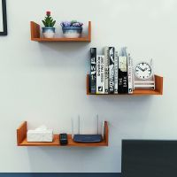 工匠时光墙上置物架免打孔卧室隔板搁板书架挂墙壁挂客厅电视背景墙面装饰