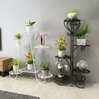工匠时光铁艺花架落地式花盆架多层室内外欧式花架客厅阳台绿萝花架子