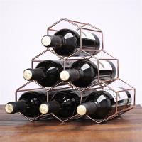 工匠时光现代简约铁艺红酒架葡萄酒架酒吧创意欧式多瓶装酒瓶架酒柜摆件