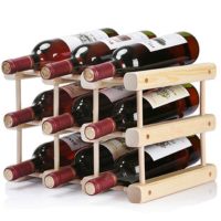 工匠时光diy实木红酒架创意葡萄酒架酒柜时尚松木组装酒架多瓶装/20多造型