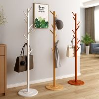 工匠时光实木衣帽架挂衣架落地卧室简易衣服架子家用简约现代客厅衣帽架