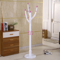 工匠时光衣帽架落地实木立式挂衣架简约卧室客厅发财树衣服架子