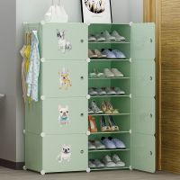 工匠时光鞋架子简易多层网红卡通鞋柜门口家用小型多功能多层组装鞋架