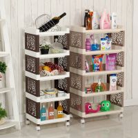 工匠时光客厅卧室多层置物架塑料落地储物架卫生间置地式厨房浴室收纳架