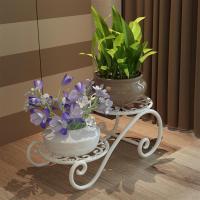 工匠时光简易花架铁艺多层多肉绿萝客厅花盆架阳台花架子室内盆景架置物架