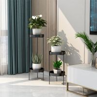 工匠时光北欧花架客厅落地式置物架阳台绿萝花盆架简约多层室内花架子