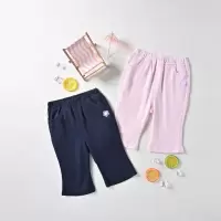 [99元3件]铅笔俱乐部童装2025夏装新款女小童七分裤儿童裤子宝宝弹力打底裤