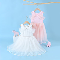 [1件3.5折价:62.65元]铅笔俱乐部童装2025夏装新款女童礼服裙儿童连衣裙中大童公主裙子