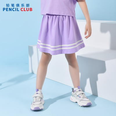 [1件5折]铅笔俱乐部童装2025夏装新款女童半身裙儿童学院风裙子大童半截裙