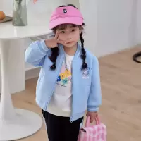 [1件3.5折:89元]秋季新款女童针织外套儿童休闲外套百搭卡通图案 趣味十足