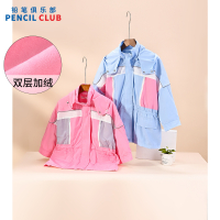 [直降价:79元]铅笔俱乐部秋冬新款女童外套中大童加厚双层上衣儿童保暖防风