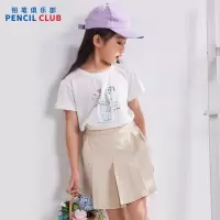 [1件5折:69元]铅笔俱乐部2025夏装新品女童连衣裙儿童网纱公主裙中大童优雅裙子