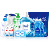 丁香2kg+薰亮白袋1kg×2+神器500g×2+油污瓶500g×2+茶洗洁1kg+洁厕液500g+雪松255ml×2