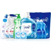 丁香2kg+薰亮白袋1kg×2+神器500g×2+油污瓶500g×2+茶洗洁1kg+洁厕液500g+雪松255ml×2