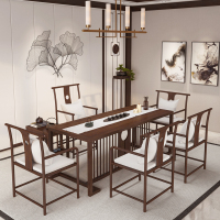 功夫茶桌椅组合闪电客新中式禅意茶桌办公室接待泡茶台家用简约茶几