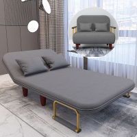 小户型沙发床折叠床布艺可拆洗两用床1.2米单双人办公室午睡床