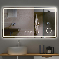 智能镜led灯发光浴室镜卫生间方形洗手间壁挂触摸屏镜子