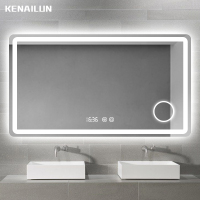 智能LED浴室镜卫生间镜子挂墙洗漱台壁挂洗手间带灯触摸屏镜
