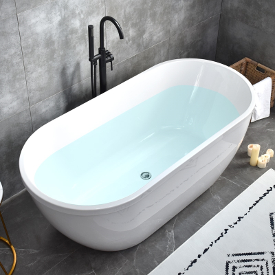 保温浴缸洛滑亚克力薄边浴缸无缝浴缸家用成人独立式欧式浴缸贵妃浴缸