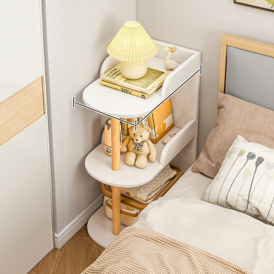 床头柜小型儿童卧室夹缝柜闪电客迷你窄款长条置物架小尺寸床边柜 窄