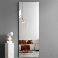 镜子贴墙自粘全身镜闪电客家用壁挂粘贴宿舍挂墙试衣墙面高清玻璃穿衣镜