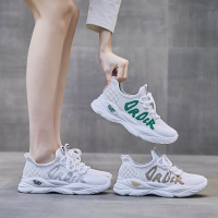 飞织女鞋2022春新款ins韩版女运动鞋透气健身跑步女休闲鞋