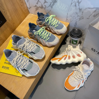 ins韩版飞织椰子鞋女2022春季新款女透气休闲鞋女士低帮运动鞋跑步鞋子女