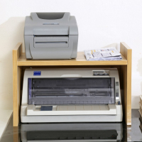 闪电客简约打印机架子办公架多层架笔记本层架桌面收纳架打印机置物架