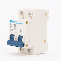 2P63A家用空气开关双极断路器C45DZ47短路过载保护器