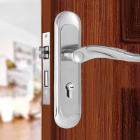 CIAA卧室门锁室内家用型房门木门锁具免改孔可调节门把手手柄执手