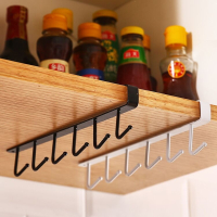 藤印象居家厨房铁艺橱柜收纳挂架多功能排钩衣柜整理架厨房免钉挂钩