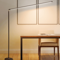 藤印象led落地灯超亮客厅卧室床头立式台灯落地阅读灯钢琴灯书桌工作灯
