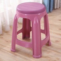 藤印象塑料凳子家用成人可叠放简约客厅加厚方凳浴室高板凳餐桌椅子