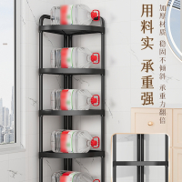 藤印象卫生间架子置物架落地式浴室三角架夹缝收纳厕所马桶转角储物