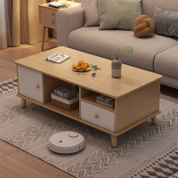 藤印象客厅简约现代北欧腿茶几出租屋小户型家用小茶台阳台方桌子