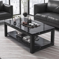 藤印象茶几办公室极简茶桌轻奢现代简约桌子小户型钢化玻璃茶几客厅家用