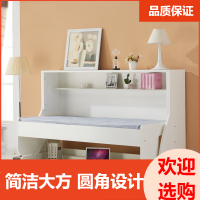 书柜书桌一体床钢琴隐形单人床闪电客多功能书架床折叠床壁床G1