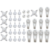 钉子照片墙钉挂墙免打洞墙面挂钩油画挂钟墙上多功能墙壁钩子 套餐三(送锤子)