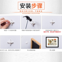 钉强力隐形墙钉钩壁挂婚纱照相框照片墙挂钩墙上挂画钉子墙壁 套餐二(送小铁锤)