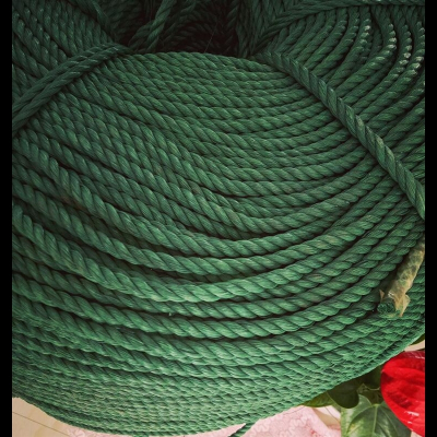 绿色尼龙绳子捆绑绳晾衣晒被搬家绳货车广告绳子大棚压膜绳 8毫米10米