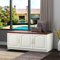 定制定做欧式飘窗柜子飘窗柜窗台柜阳台柜储物柜落地柜矮柜 长175深50高40五门