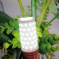 亮led玉米灯泡E27e14小螺口三色变光节能灯12W暖黄蜡烛灯光源升级款-E27大螺