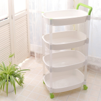 手推车厨房置物架带轮移动落地收纳架子多层卫生间浴室储物架宜家