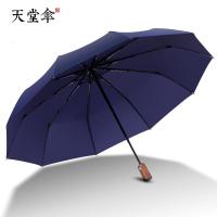 天堂伞全自动雨伞折叠超大号女男士s黑科技简约自动伞晴雨两用