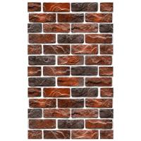 复古怀旧3D立体砖纹墙纸仿砖块砖头网咖餐厅咖啡馆酒吧红砖壁纸
