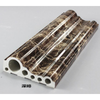 装饰线条电视背景墙边框电梯框包边窗套石塑仿大理石中式压边条 深啡 8公分