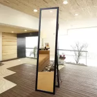 众想穿衣镜全身镜带支架壁挂更衣镜服装店落地镜卧室家用试衣镜子