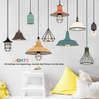 墙纸自粘卧室温馨墙面装饰宿舍贴纸墙贴画房间布置床头背景墙壁纸 创意吊灯(收藏宝贝送开关贴) 特大