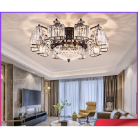 水晶客厅灯具吸顶灯现代简约大气美式新款轻奢led 圆形主卧室